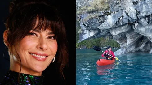 Tonka Tomicic en el Lago General Carrera.