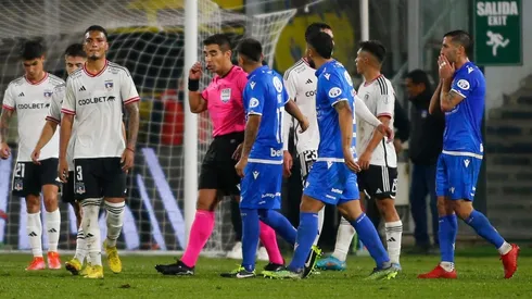 Cabero tuvo un final polémico en el partido entre Colo Colo y Audax Italiano.