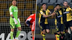 Holgado desató la algarabía de los hinchas locales.