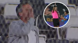 Marcelo Zunino lanzó fuertes insultos al árbitro, José Cabero