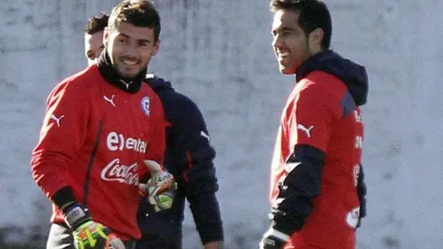 Garcés siempre fue relevo de Claudio Bravo.