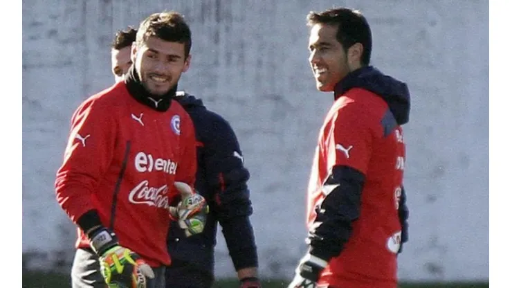 Garcés siempre fue relevo de Claudio Bravo.