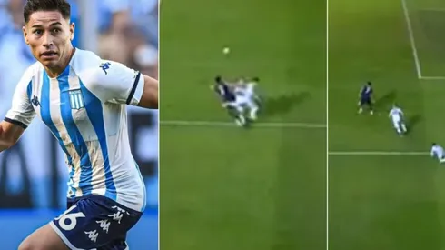 Óscar Opazo y su grosero error en Racing en Argentina