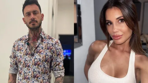 Mauricio Pinilla y Gala Caldirola