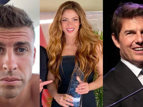 Shakira dispara otra vez contra Piqué y se muestra con Tom Cruise