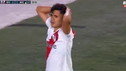 Pablo Solari estuvo muy cerca de inaugurar el marcado en el Superclásico de Argentina