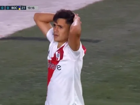 Video: Pablo Solari casi le marca a Boca, pero su remate dio en el palo