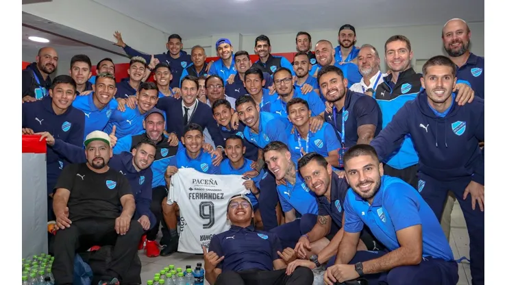Bolívar le dedica el triunfo al delantero nacional.