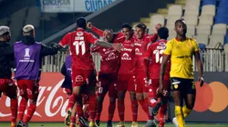 Ñublense celebra a lo grande ante el Aucas su primer partido internacional