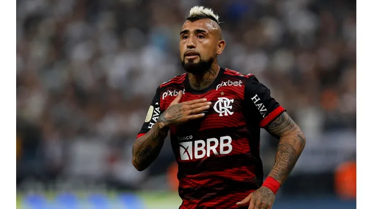 Vidal no vive un buen momento en el Brasileirao.