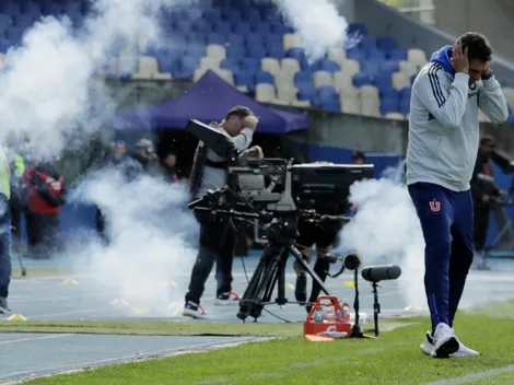 Pellegrino sufre de cerca de los incidentes en el Clásico Universitario