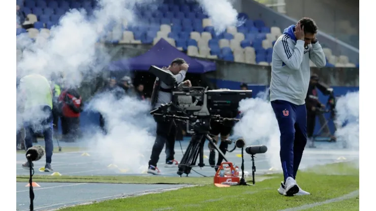 Mauricio Pellegrino sufrió con las bombas de ruido