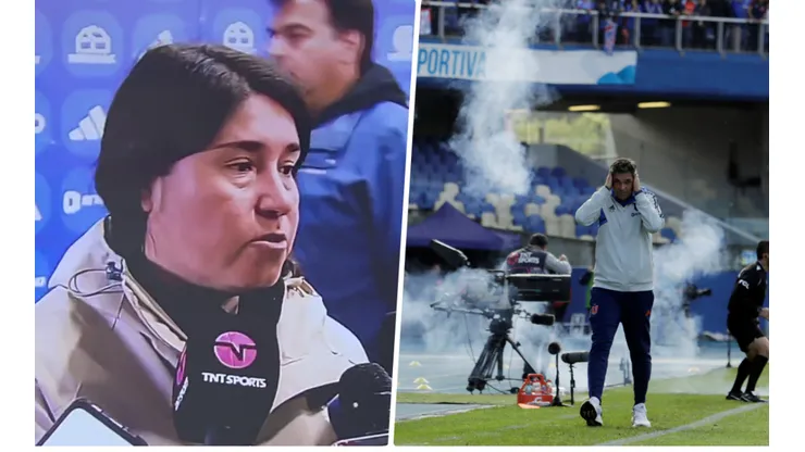 El partido no estuvo exento de polémicas por los desmanes de los hinchas de la U.