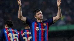 Robert Lewandowski anotó en la victoria de Barcelona
