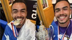 Gabriel Suazo festeja con todo su título en Francia y no olvida sus orígenes