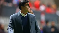 El DT albo se mostró preocupado por la lesión de Marcos Bolados.