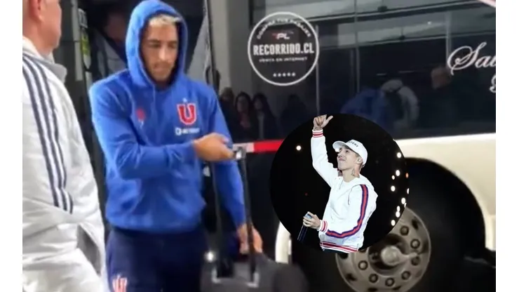 Pailita se topa con el plantel de la Universidad de Chile en hotel de Concepción