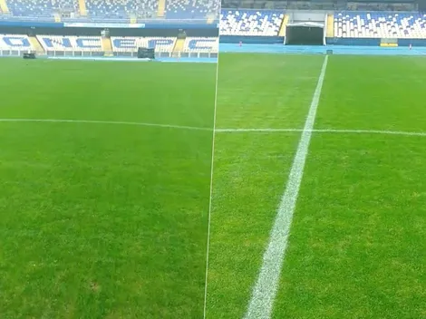 ¿Algún daño por la lluvia? La cancha del Ester Roa se alista para recibir el clásico entre la U y la UC