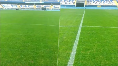 La cancha del Ester Roa Rebolledo está al estilo europeo para el lance entre la U y la UC