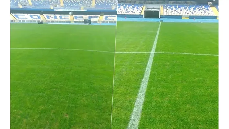La cancha del Ester Roa Rebolledo está al estilo europeo para el lance entre la U y la UC