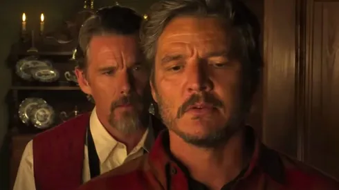 Ethan Hawke y Pedro Pascal en Extraña Forma de Vida, de Almodóvar.
