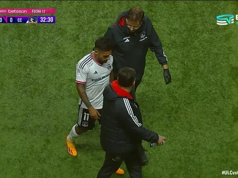 Bolados enciende las alarmas en Colo Colo tras salir con molestias físicas