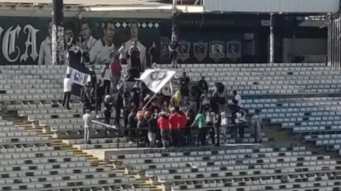 La triste escena que dejó el Monumental el lunes pasado.