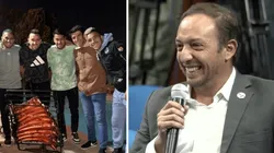 Díaz se robó todas las miradas en la conferencia de prensa de Zaldivia.