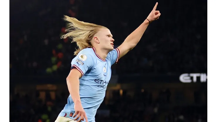 Haaland marcó el cuarto gol de los Ciudadanos