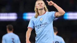 Haaland anotó en la goleada del Manchester City al Arsenal en la Premier