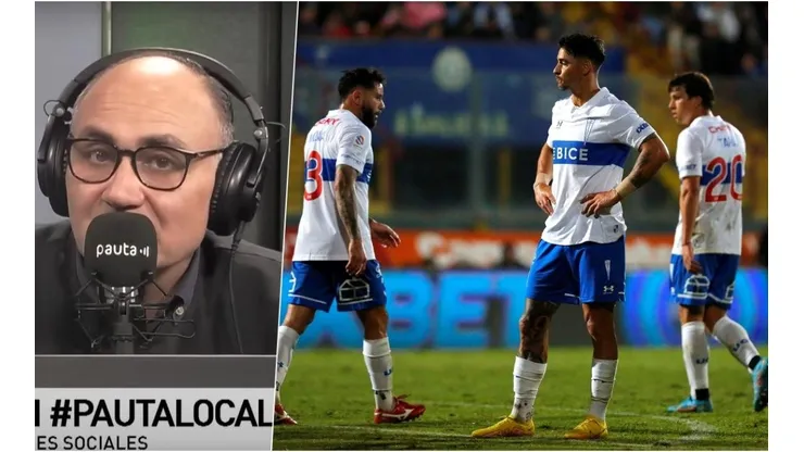 Tapia criticó a los jugadores de la UC, con la excepción de Zampedri.
