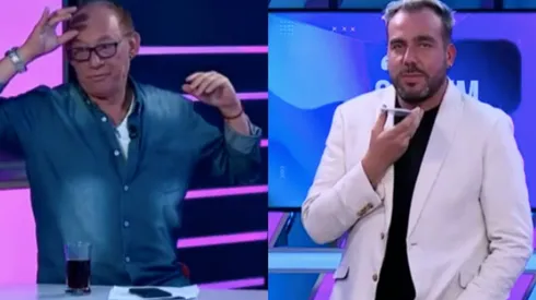 Mauricio Israel en el momento en que es pisoteado por la televidente de Sígue y Te Sigo.