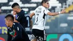 Palacios anotó el primero para Colo Colo ante Palestino.