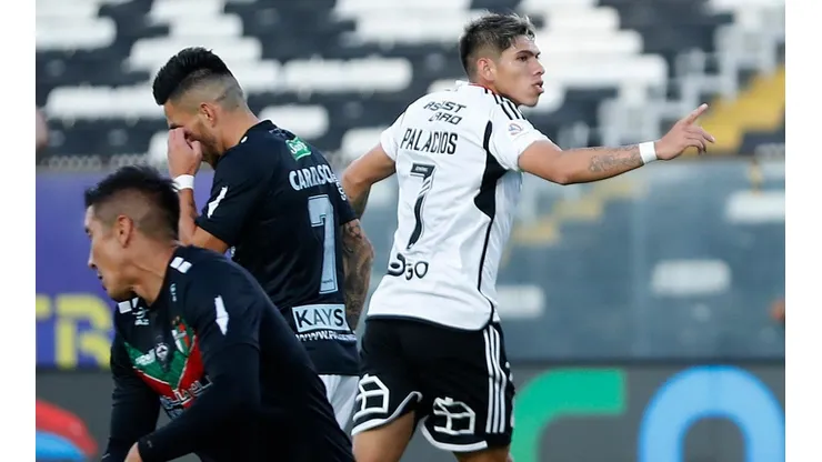 Palacios anotó el primero para Colo Colo ante Palestino.