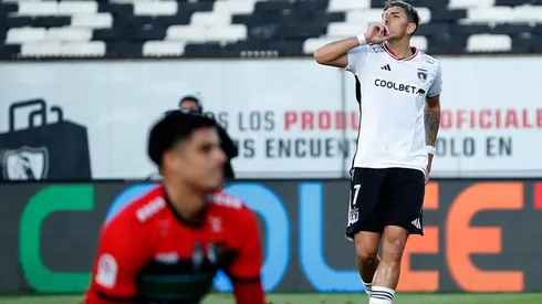 Palacios volvió a celebrar con el gesto de 'mandar a callar' a alguien.