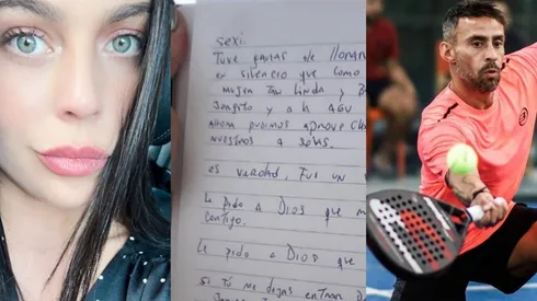 Daniela Aránguiz, la misiva y Jorge Valdivia.