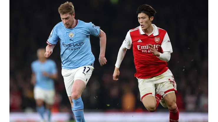El Arsenal y el Manchester City pelean la Premier League.