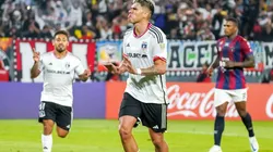 Palacios anotó el primero para Colo Colo ante Monagas.