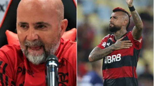 Arturo Vidal es titular en la primera oncena de Jorge Sampaoli como técnico de Flamengo en duelo ante Ñublense por Copa Libertadores