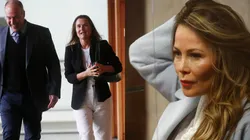 Paulina de Allende-Salazar y Cathy Barriga en tribunales.