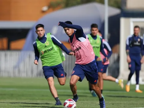 Darío Osorio entrena con la U y podría volver para el duelo ante Everton