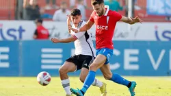 Kagelmacher terminó lesionado en el clásico con Colo Colo.