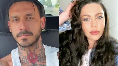 Mauricio Pinilla y Daniela Aránguiz.