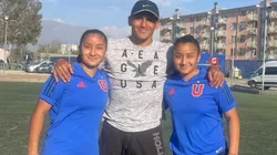 Suazo va a ver el partido de la U ante Palestino.