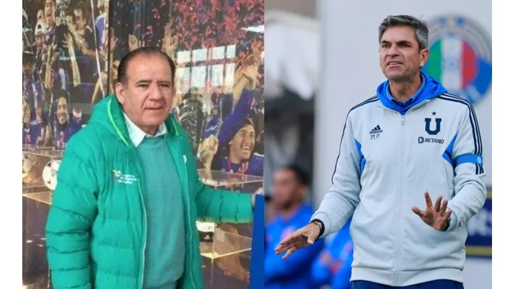 Vaccia le entrega la receta mágica a Mauricio Pellegrino.