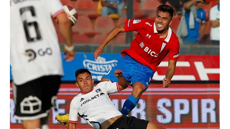 Pinares volvió a ver acción junto a la UC ante Colo Colo.