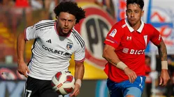 Fernando Zampedri reclamó penal en la jugada polémica con Maximiliano Falcón