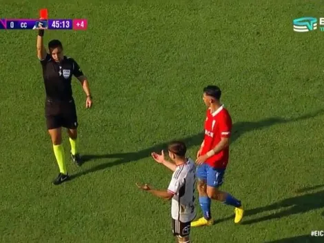 Video: Gil deja a Colo Colo con uno menos en el clásico ante la UC