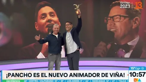 Pancho Saavedra recibe la posta de Martín Cárcamo como animador de Viña 2024: "Gracias por dejarme vivir esta experiencia atómica"
