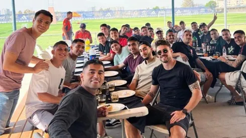 La foto que fue compartida por los miembros del plantel de la U.